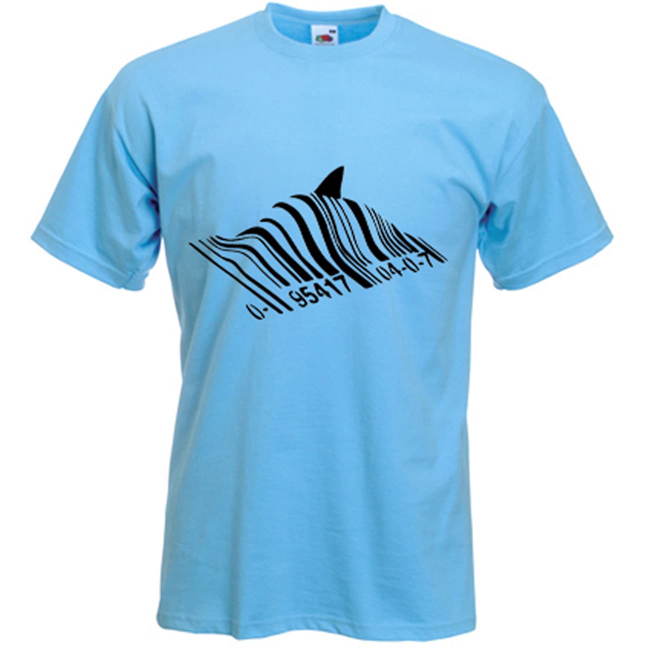 Image of Banksy Barcode Shark Men's T-Shirt