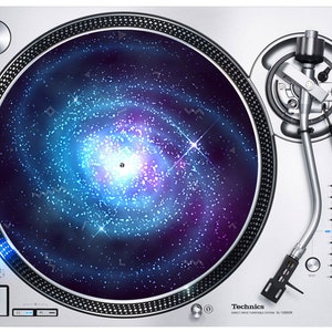 Spiral Galaxy DJ Slipmat - Vinyl Plattenspieler Decks Universe Cosmic