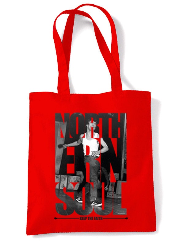 Northern Soul Baumwoll-Tragetasche – 'Keep The Faith', 42x38 Cm | Wiederverwendbar, Umweltfreundlich, Robust