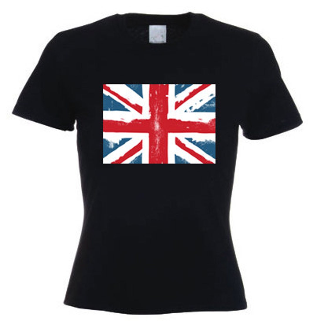 Union Jack Women's Tshirt Etsy UK