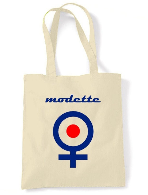Modette Mod Target Cotton Tote Bolsa de compras España