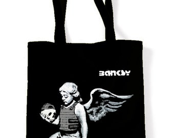 Womens Leather Tote Shoulder Bags Handbags with Banksy Gasmask Boy Womens Leather Tote Shoulder Bags Handbags with Banksy Gasmask Boy
