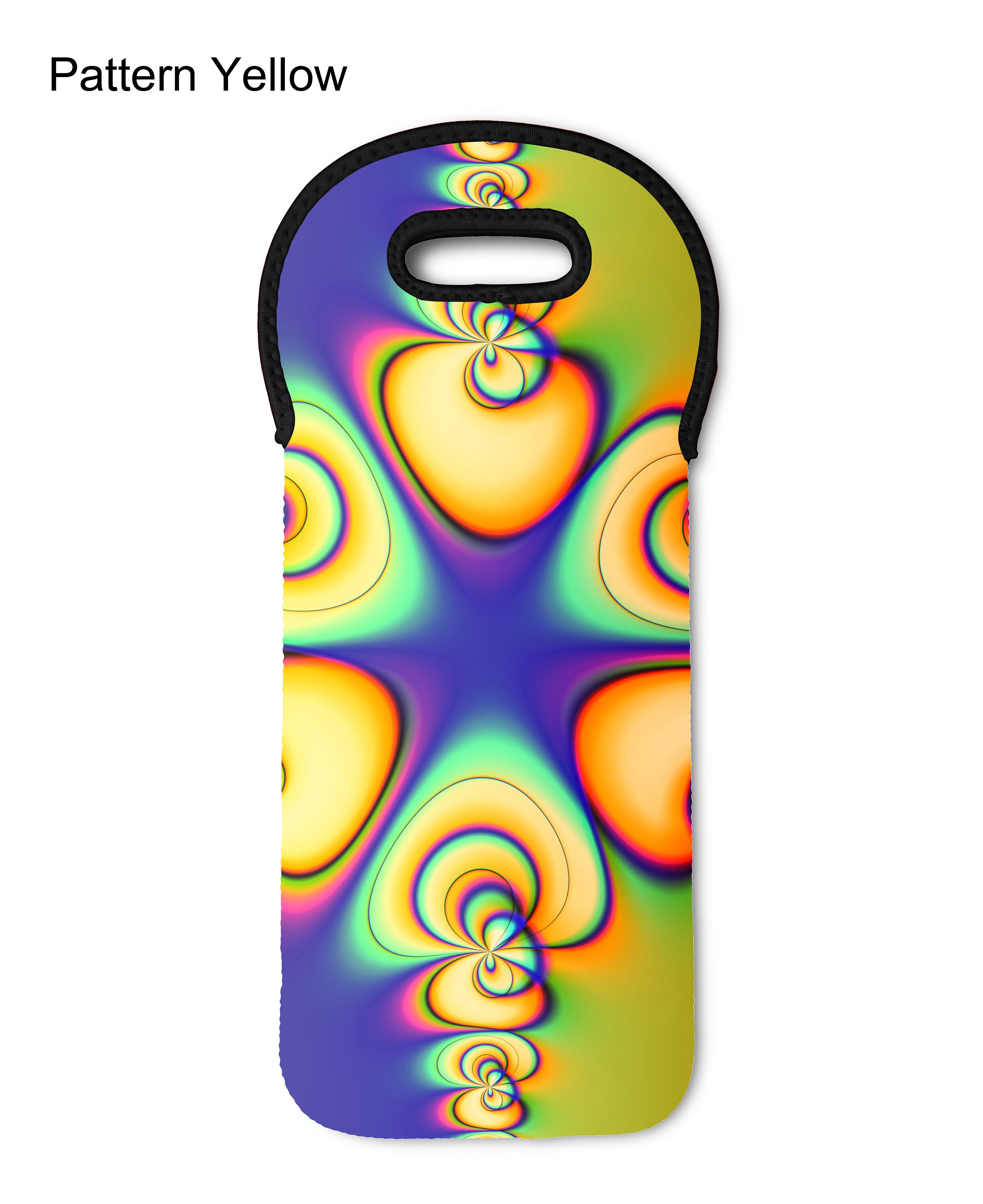 Festival Pattern Insulated Padded Thermal Wine Cooler Bag Etsy