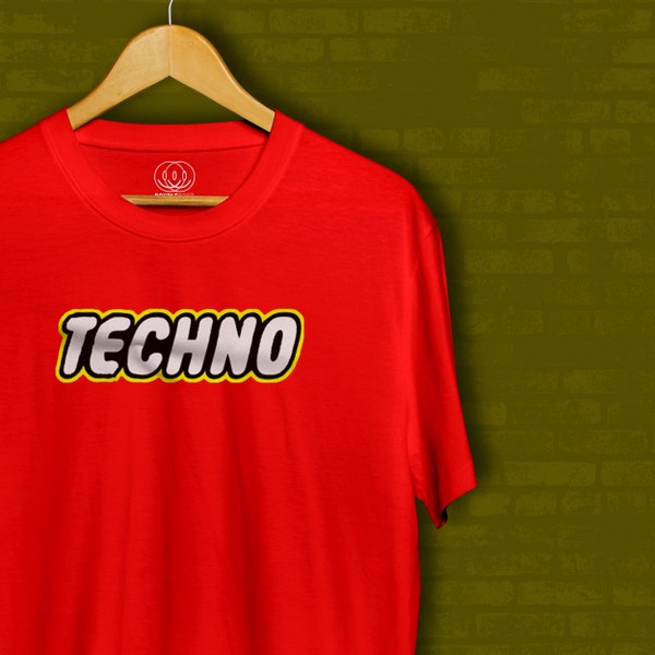 Techno Logo Acid House Dance Music Rave DJ Men's T-Shirt