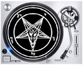 Pentagram DJ Slipmat - Vinyl Turntable Decks Satanic Goat of Mendes