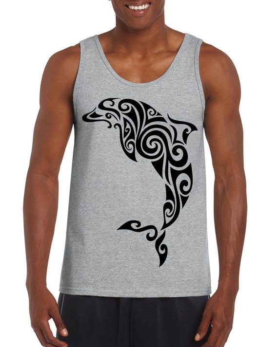 Tribal T-Shirts Tribal Dolphin Tattoo Large Print Womens T-Shirt Dress Tribal T-Shirts Tribal Dolphin Tattoo Large Print Womens T-Shirt Dress