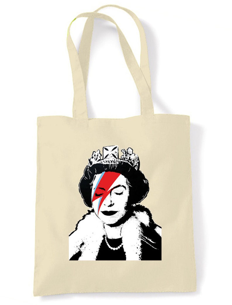 Banksy Queen Bitch Shopping Bag image 1