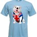 British Bulldog Waistcoat Union Jack Men's T-Shirt