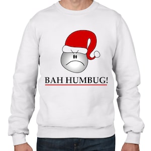 Bah Humbug! Scrooge Men&#39;s Christmas Sweatshirt Jumper