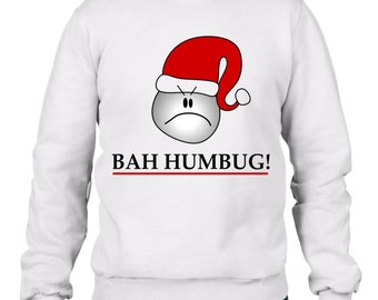 Bah Humbug! Scrooge Men's Christmas Sweatshirt Jumper