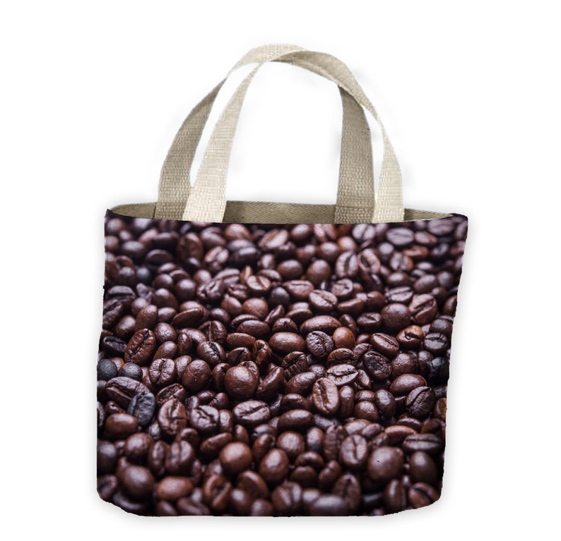 Coffee Beans Tote Shopping Bag For Life