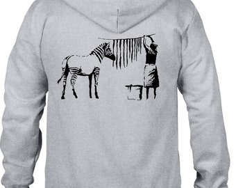 zebra hoodie with ears