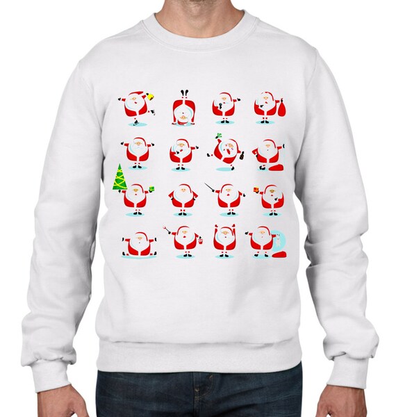 Weihnachtsmann Herren Weihnachten Sweatshirt Pullover