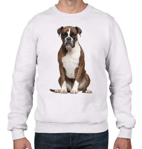 Boxer Hund Herren Sweatshirt Jumper Hunde Haustiere Deutsch - .de