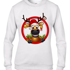 Rudolph Baubles Women&#39;s Christmas Sweatshirt Jumper