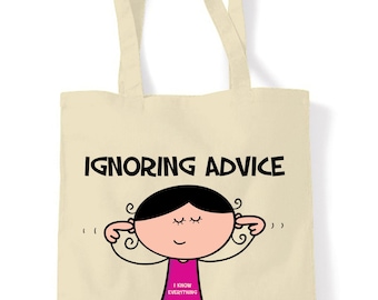 Ignoring Advice Since 1975 50th Birthday Tote Bag