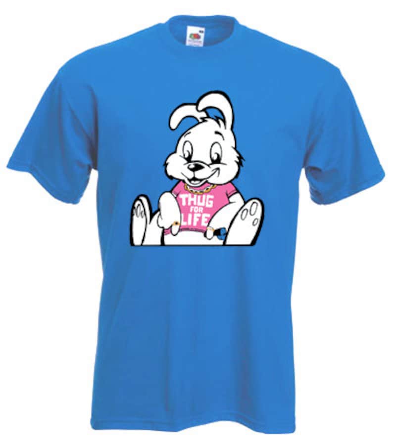 Banksy Thug for Life Bunny Men's T-shirt - Etsy