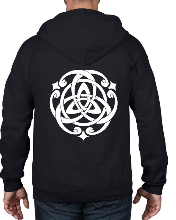 Celtic Knot Full Zip Hoodie - Etsy