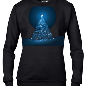 Snow Globe Snowman Christmas Women/'s Sweatshirt Gift Present Xmas Jumper
