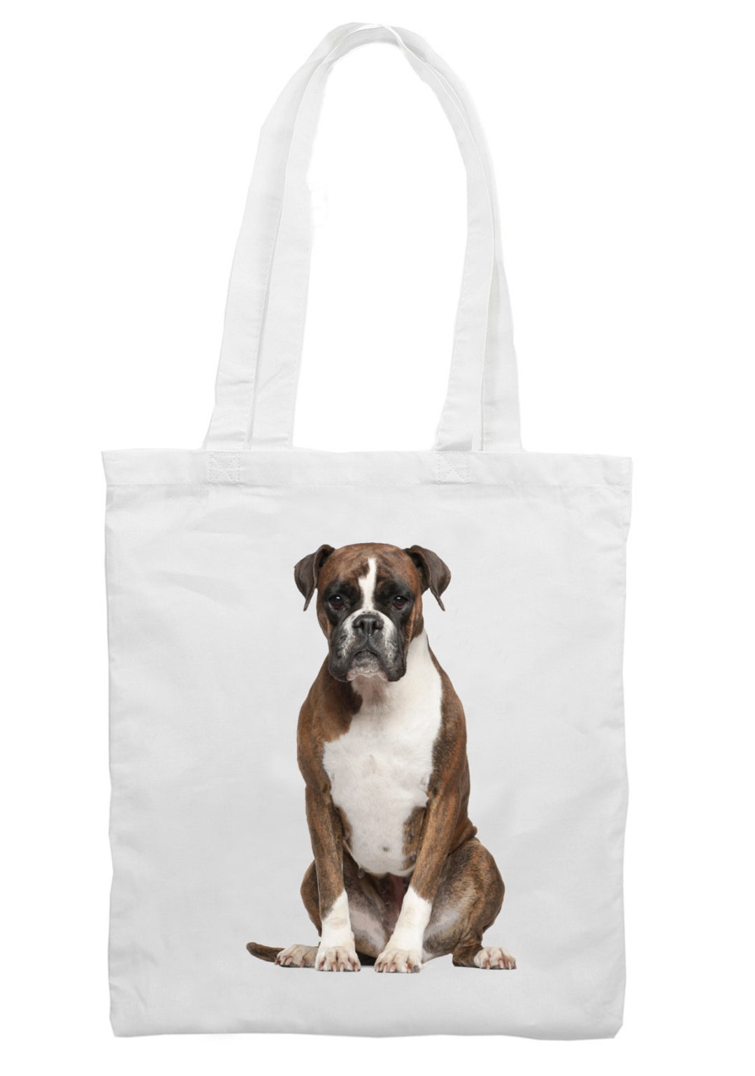 Boxer Dog Tote Shopping Bag - Etsy