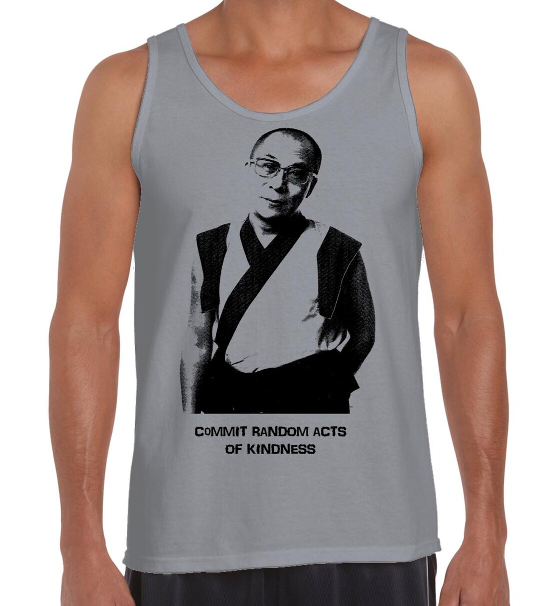 Dalai Lama actos aleatorios de bondad hombre chaleco camiseta de