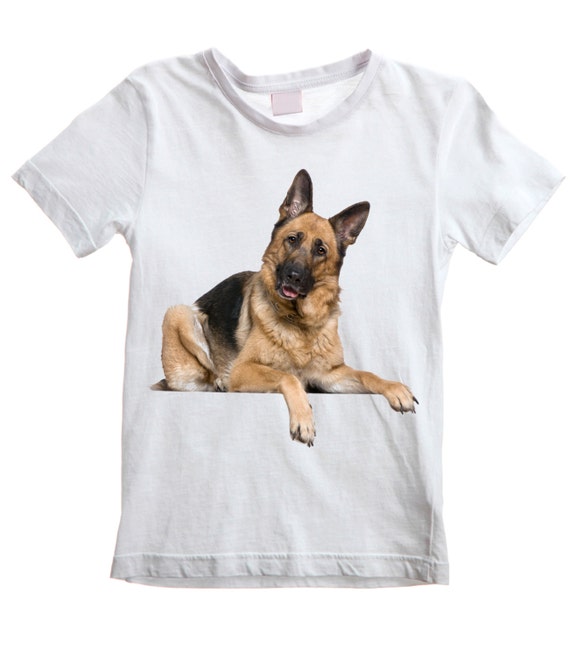 German Shepherd Little Girls Short Sleeve Tee Kids Short T Shirts