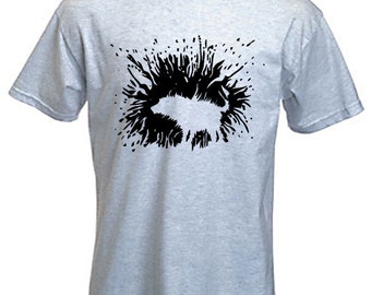 Banksy Shaking Dog Mens T-Shirt