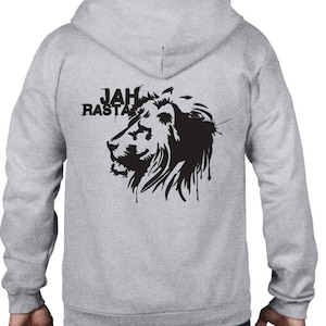 Jah Rasta Reggae voller Zip Hoodie