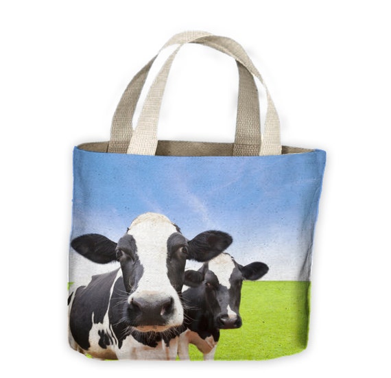 Rebaño de vaca bolso de compras bolso para toda la vida