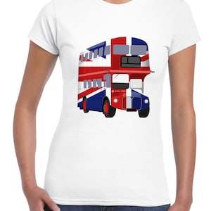 London Bus Union Jack Women&#39;s T-shirt