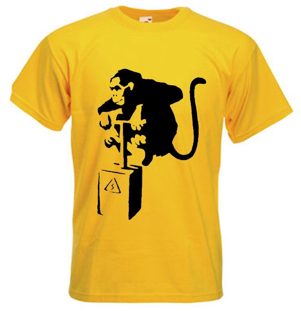 Image of Banksy Detonator Monkey T-Shirt