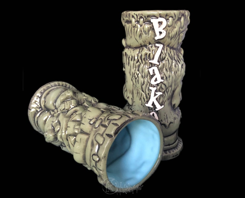 Custom Tiki Mug, Personalized Tiki Mug, Personalized Frankenstein Tiki Mug, Personalized Cthulhu Tiki Mug image 8