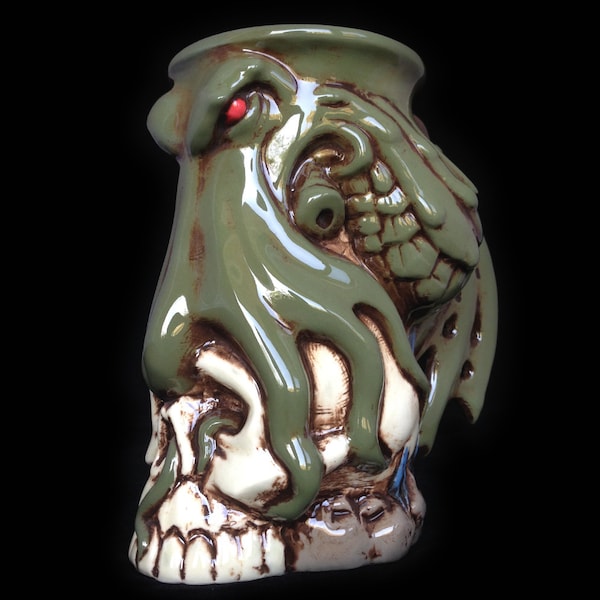 Handmade Cthulhu Mug: H.P. Lovecraft Ceramic Tableware