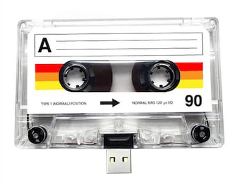 Retro USB Mixtape – Personalized Handmade Gift, Flash Drive