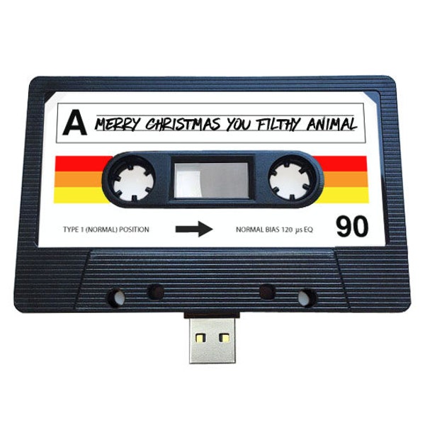 4GB/8GB/16GB USB Mix tape-Retro Personalized-  Xmas Gift -  Present, Boyfriend, Girlfriend, Christmas, Stocking Filler, Quirky