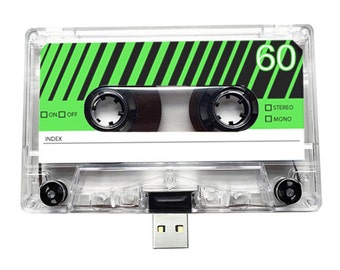 4GB/8GB/16GB USB Mix tape, Accessories, Memory, usb, Gift, Gift Handmade, Gift for her, Gift for him, Computer, Office, Gadget, Geek, Love