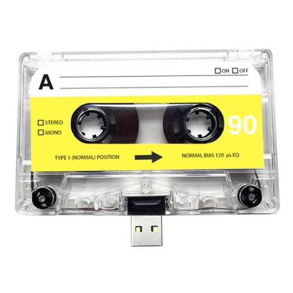 4GB/8GB/16GB USB Mix tape -  Retro Personalized Gift Quirky, Birthday, Wedding Present, Boyfriend, Girlfriend, Best friend- Flash Drive