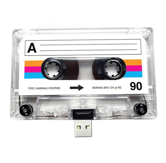 4GB/8GB/16GB USB Mix tape - Retro Personalised Gift -Valentines, Handmade, Birthday, Anniversary Present- Boyfriend, Girlfriend- Flash Drive