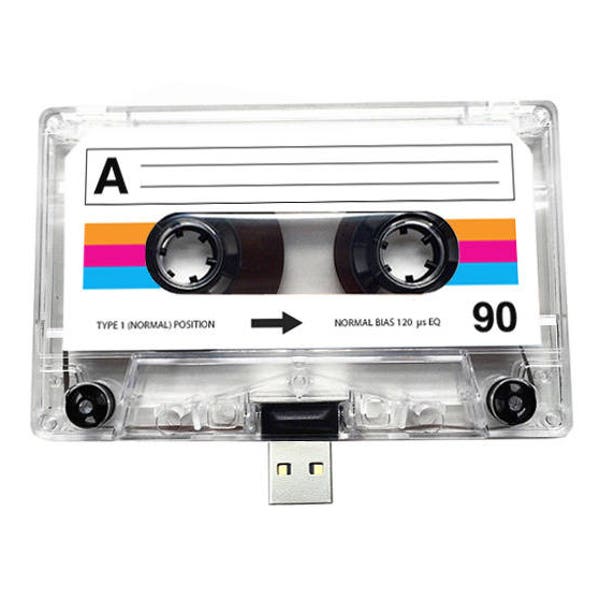 4GB / 8GB / 16GB USB Mix Tape - Retro personalisiertes Geschenk - Valentinstag, handgemacht, Geburtstag, Jubiläum Geschenk - Freund, Freundin - Stick