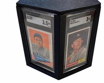 PSA, TAG, CGC, Sgc & Beckett Graded Card Display Case – 3D Printed Collector Stand - Many Colors