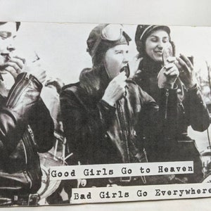 Bad Girls Go Everywhere, Feminist Art, Lady Boss, Inspirational Quotes, Biker Girls, Motorcycle Art, Badass women, Empowered Women, Fun Art