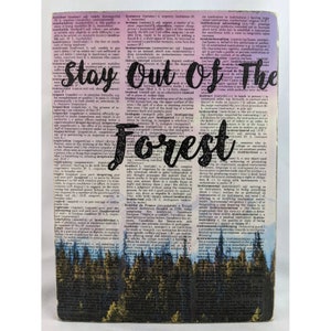 Stay Out of the Forest, My Favorite Murder Art Print, Murderino Maker, Stay Sexy and don't get murdered, Gift for true crime lover