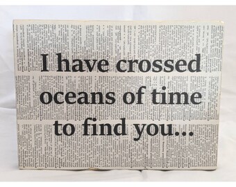 Dracula Plaque, Love, Anniversary, Wedding, Gothic, Vampire, Couple Gift, Literary Quotes, Literature, Book Lover, Book Nerd, Horror Decor