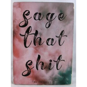 Witch Art, Sage Art, Altar Decor, Witchy Art, Goth Decor, Halloween Art, Halloween Decor, Gothic Home Decor, Goth Art, Boho Art, Kitchen Art image 1