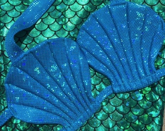 Seashell Top™  that matches all of our Mermaid tails • Top quality Swimsuits and swimmable Mermaid Tails.