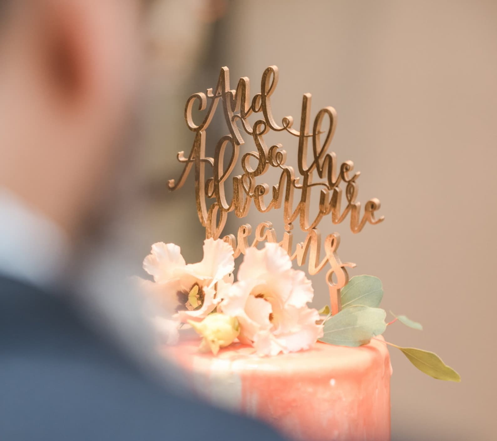 Cake Topper gold