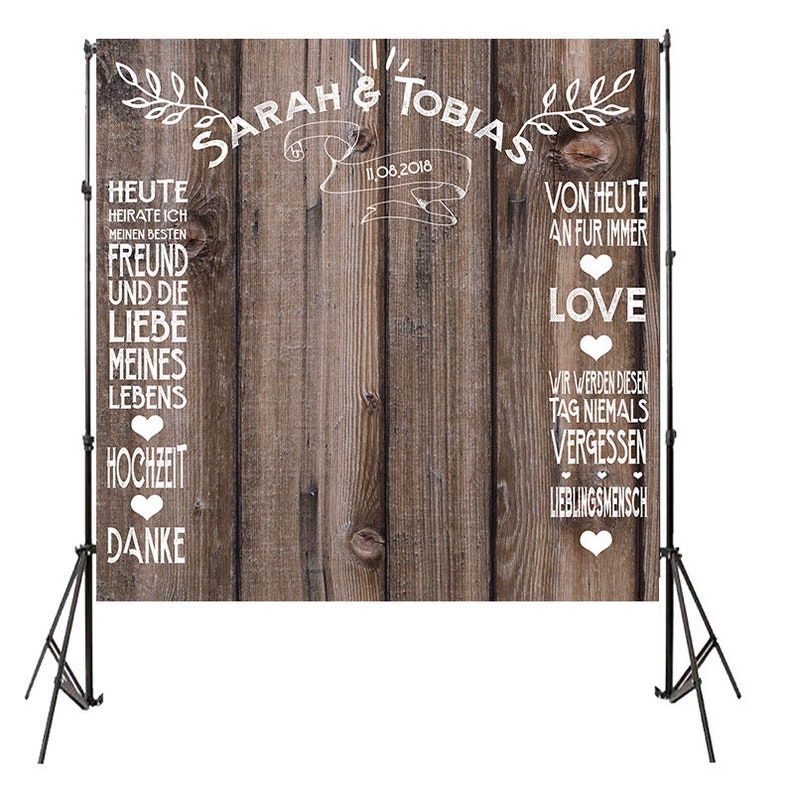 Photobooth Fotobox Backdrop Hintergrund Banner Hochzeit Etsy