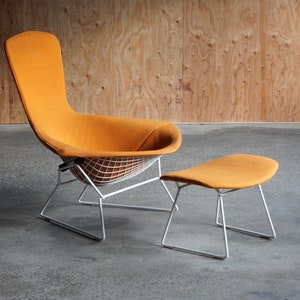 Harry Bertoia Bird Chair Ottoman by Knoll image 1