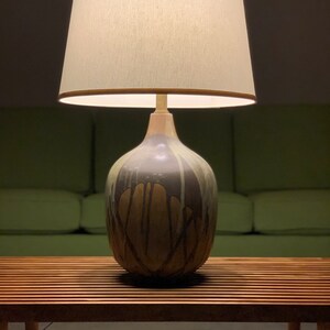 Design Technics Ceramic Drip Glaze Table Lamp