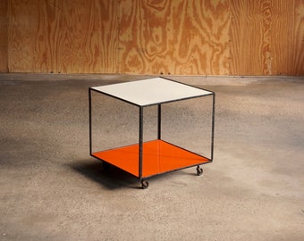 Modernist Architectural Rolling Cube Table